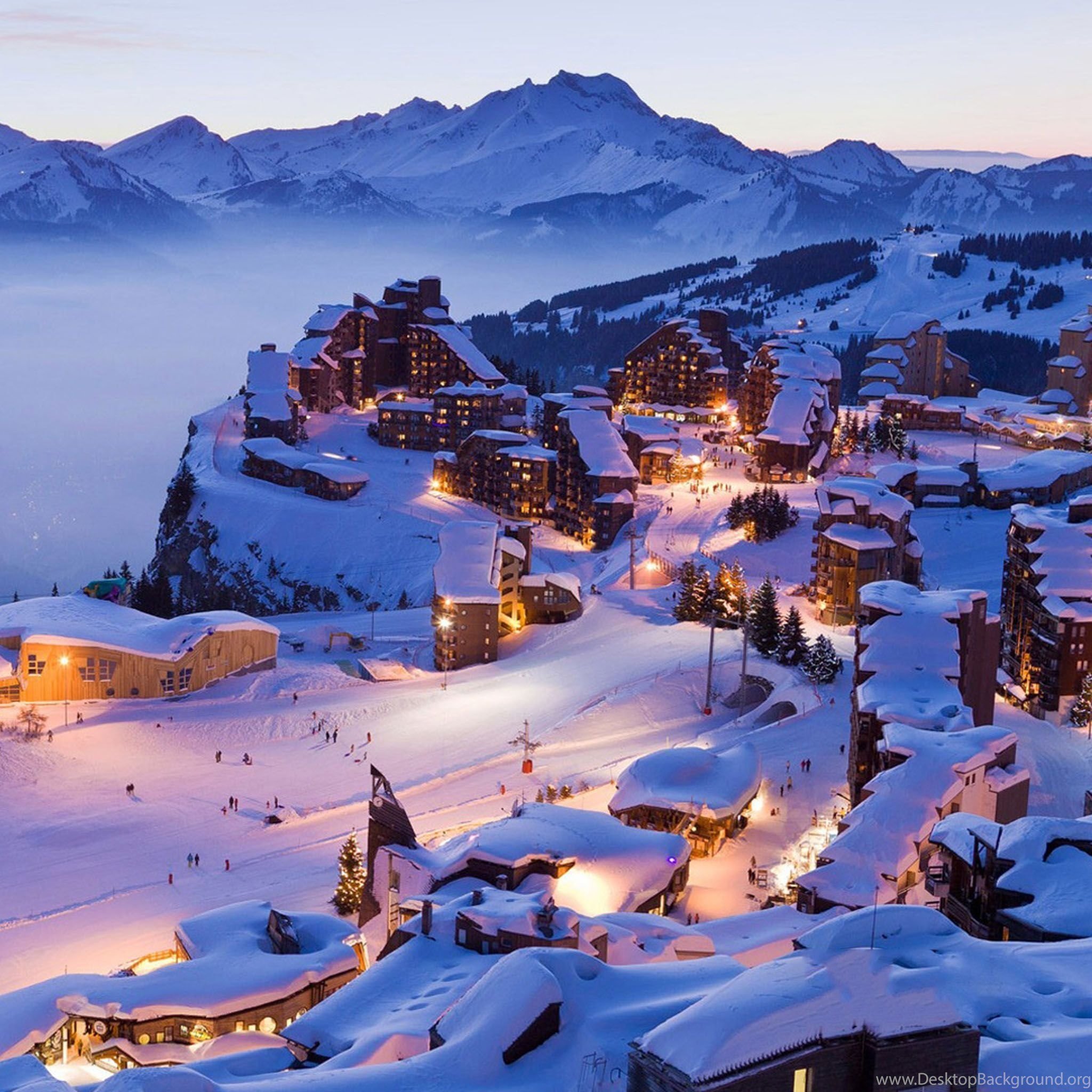 Avoriaz Франция горнолыжный курорт