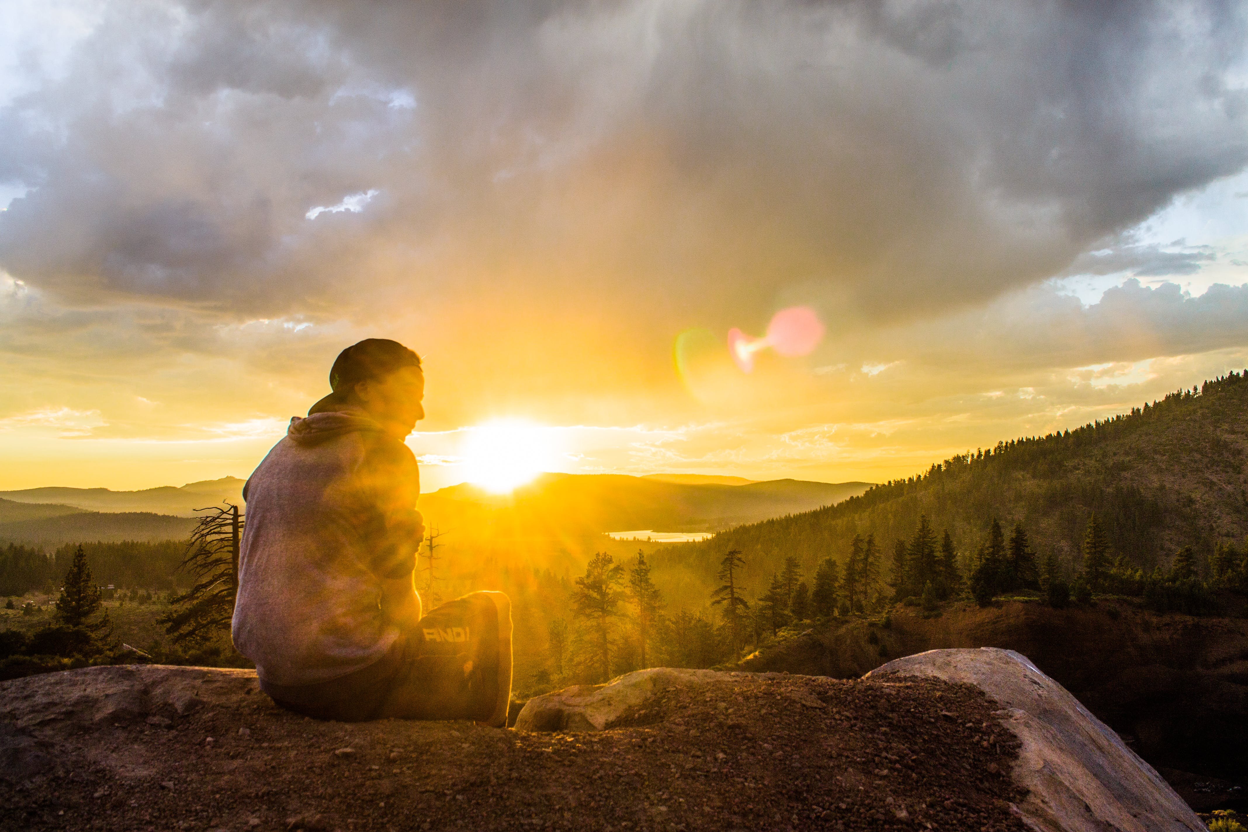 Watching the sunrise