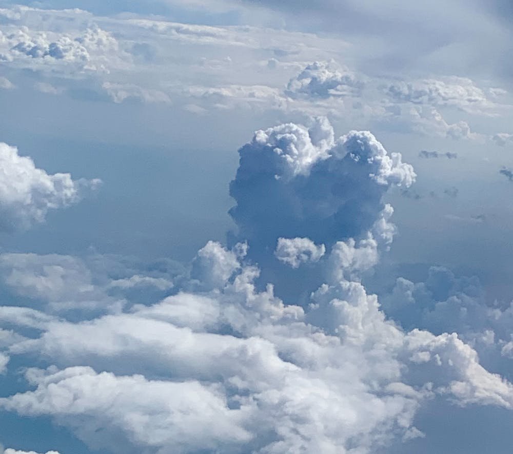 Сердце в облаках фото