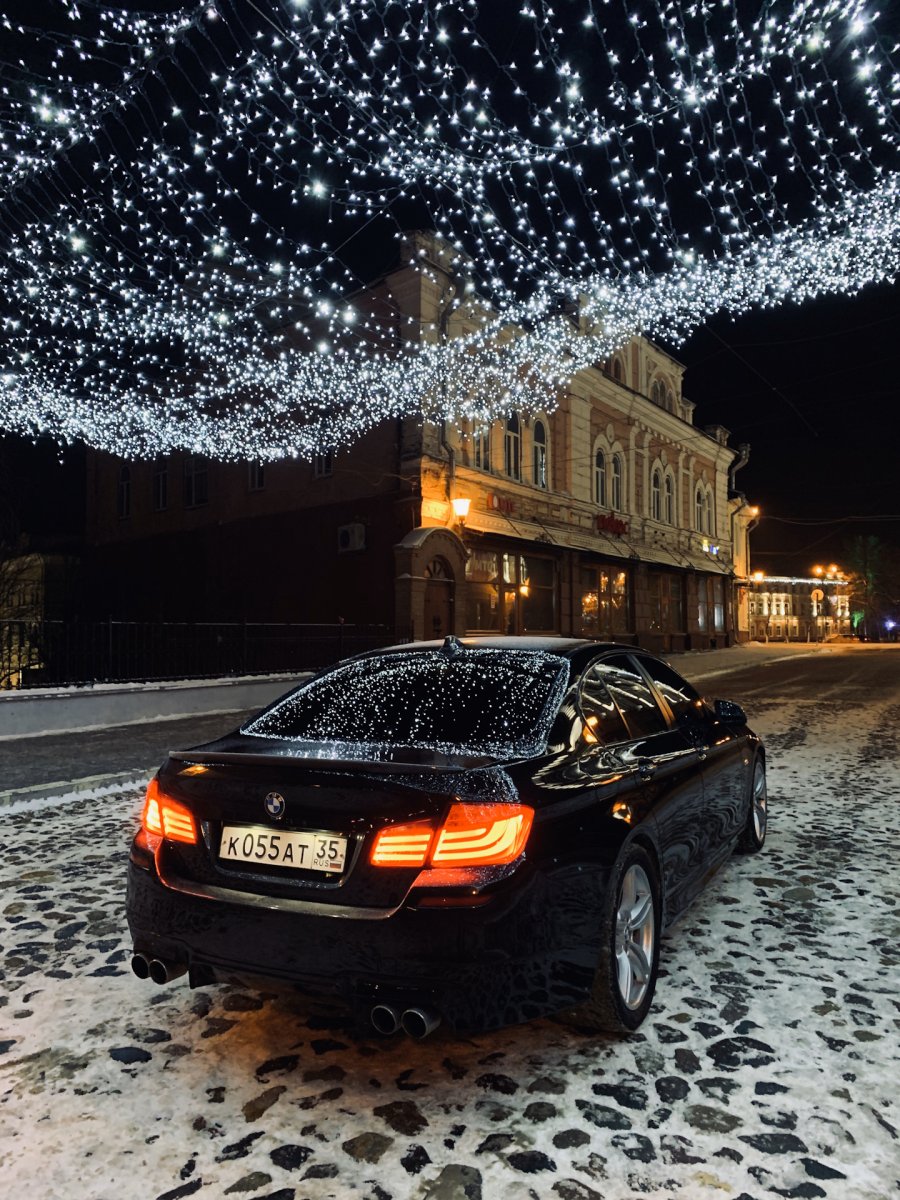 BMW 5 зима