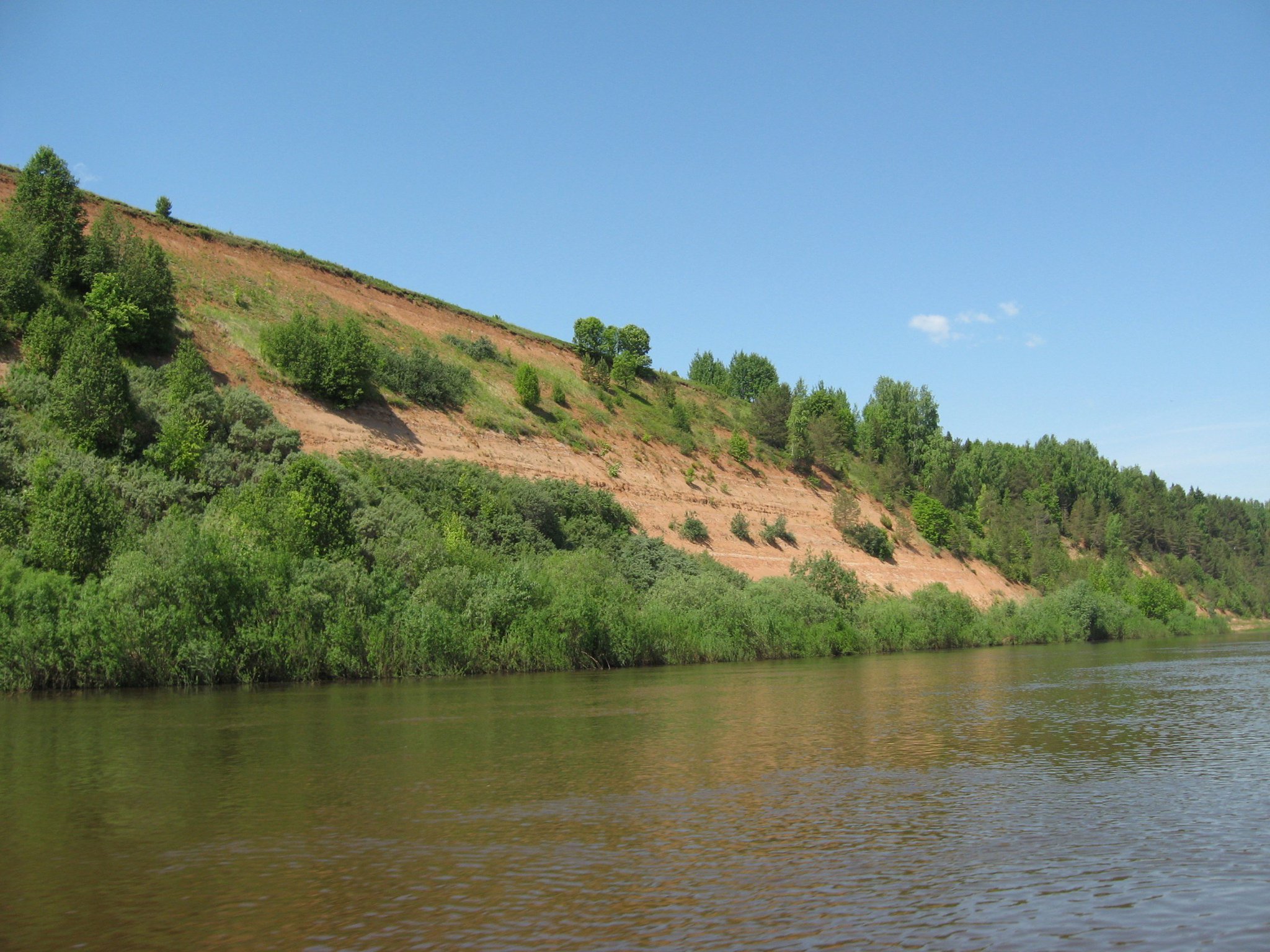 Река Вятка Соколья гора
