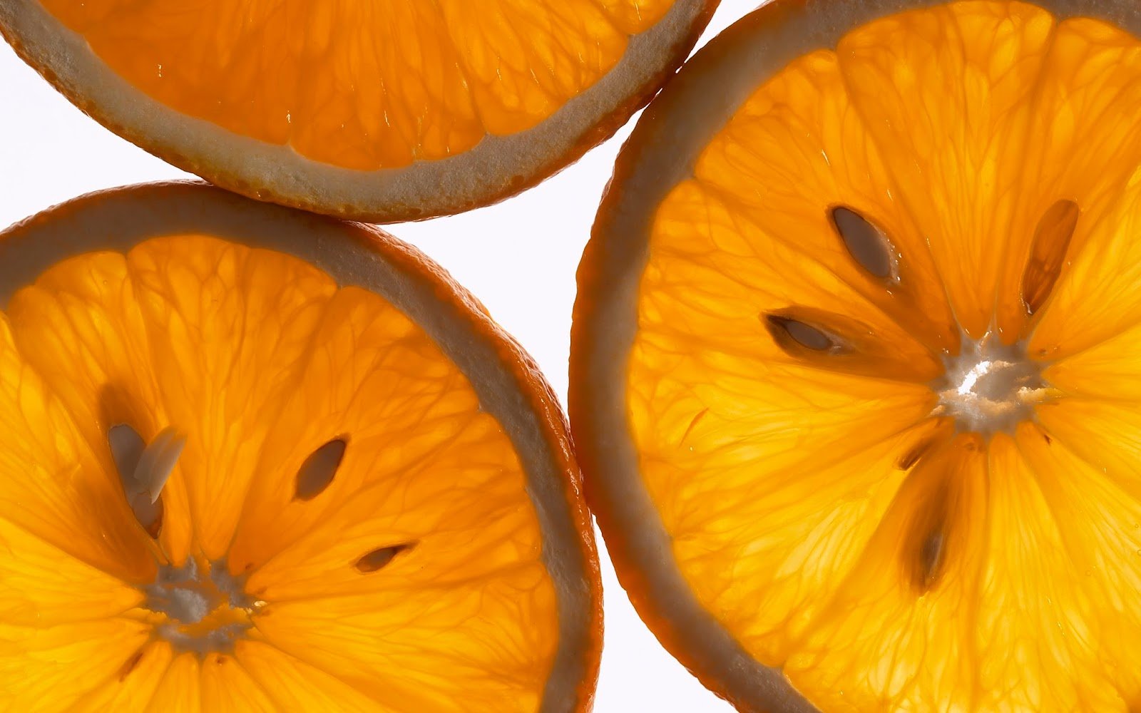 Апельсин круглый срез