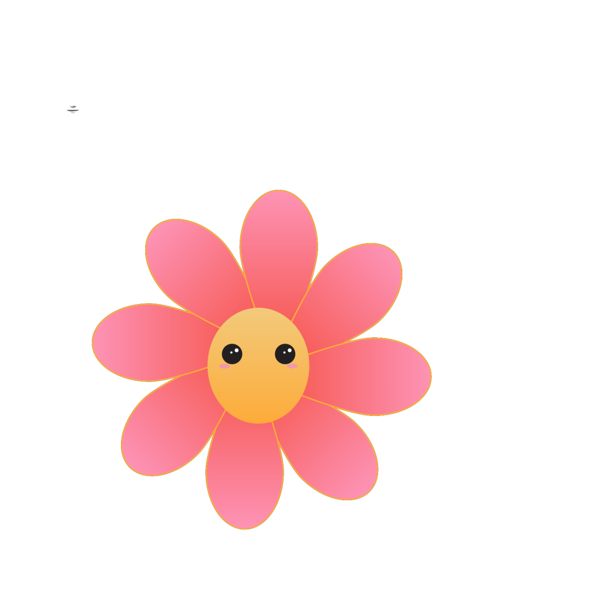 Flower emoji. Цветочки мультяшные. Смайлик цветочек. Цветочек с улыбкой. Эмодзи цветочек.