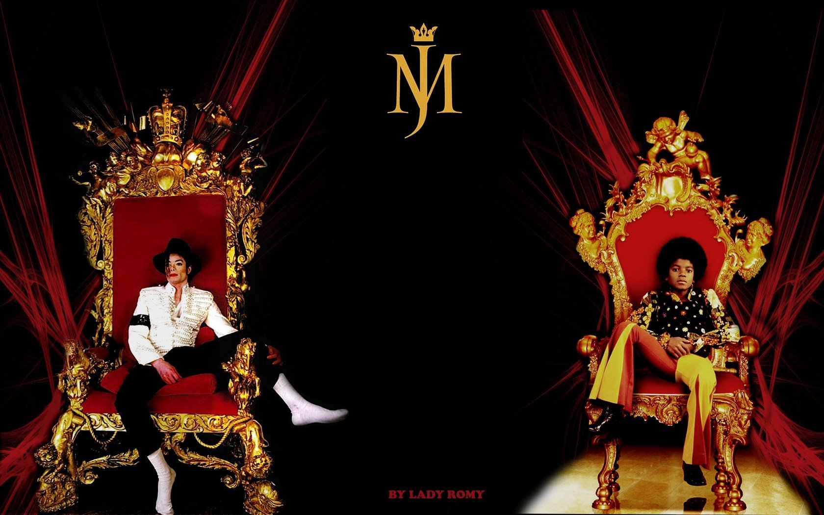 Michael Jackson на троне