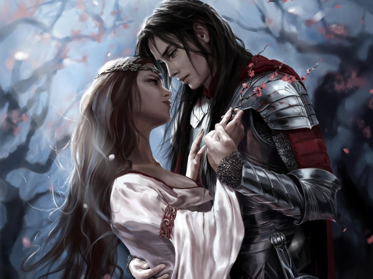 Рыцарь и принцесса арт