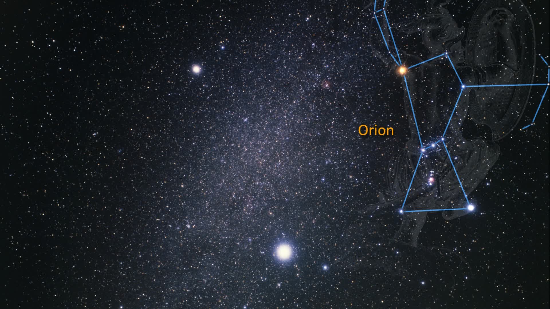 Ореон Созвездие самая яркая звезда