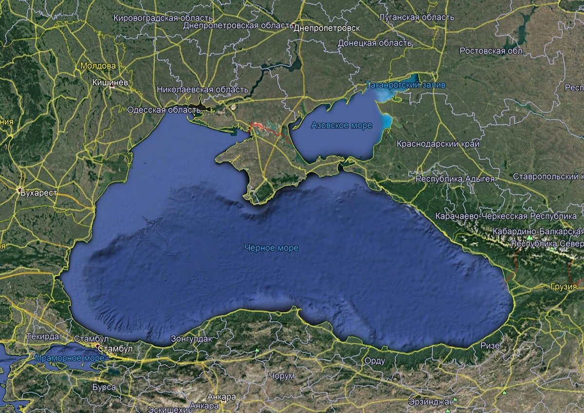 Азово Черноморском море