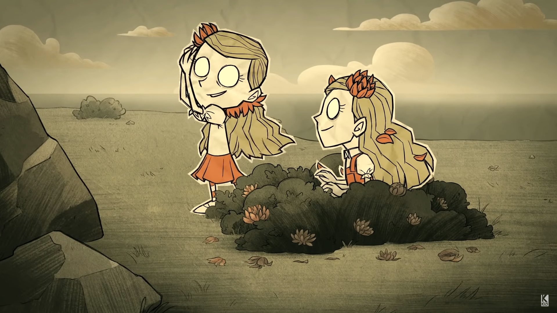 Don't Starve Абигейл и Венди. Донт старв Венди и Эбигейл. Эбигейл из don't Starve. Венди неголодайка.