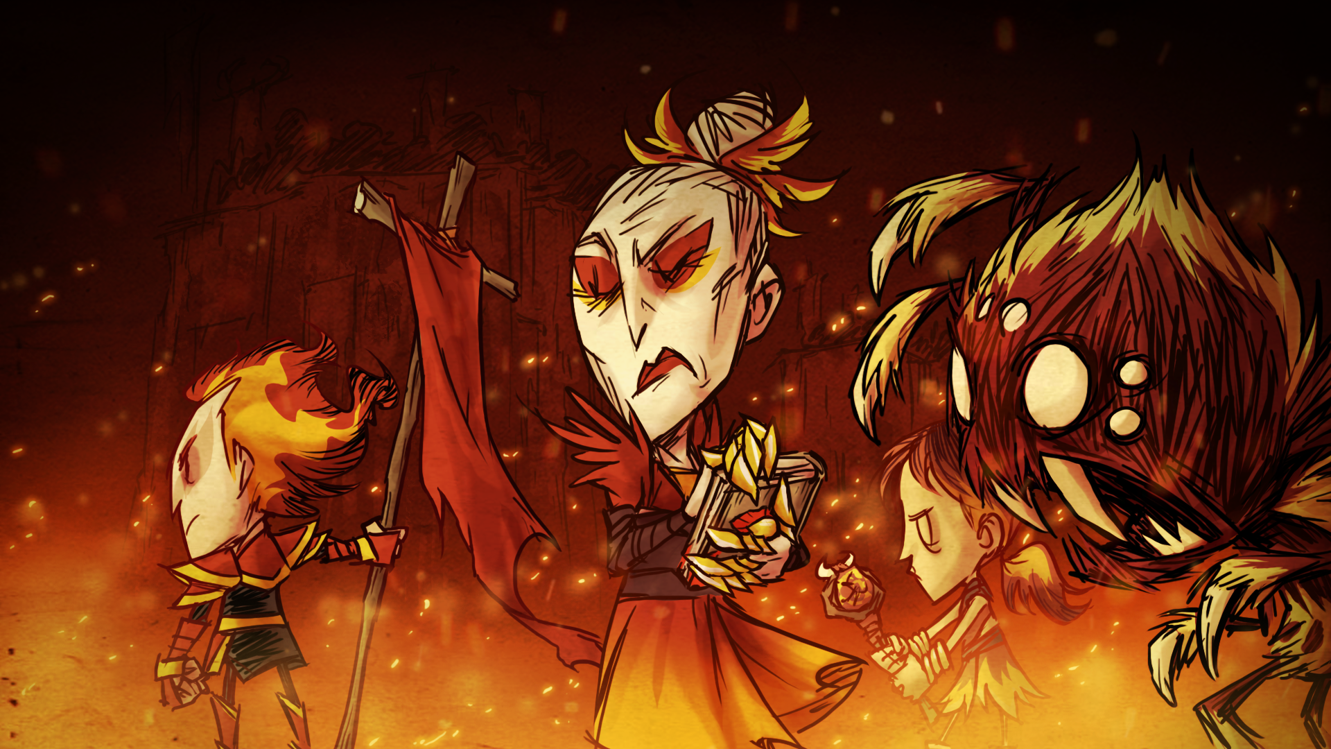 Don't Starve together загрузочные экраны. Don't Starve together арт. Донт старв тугезер. Донт старв загрузочные экраны.