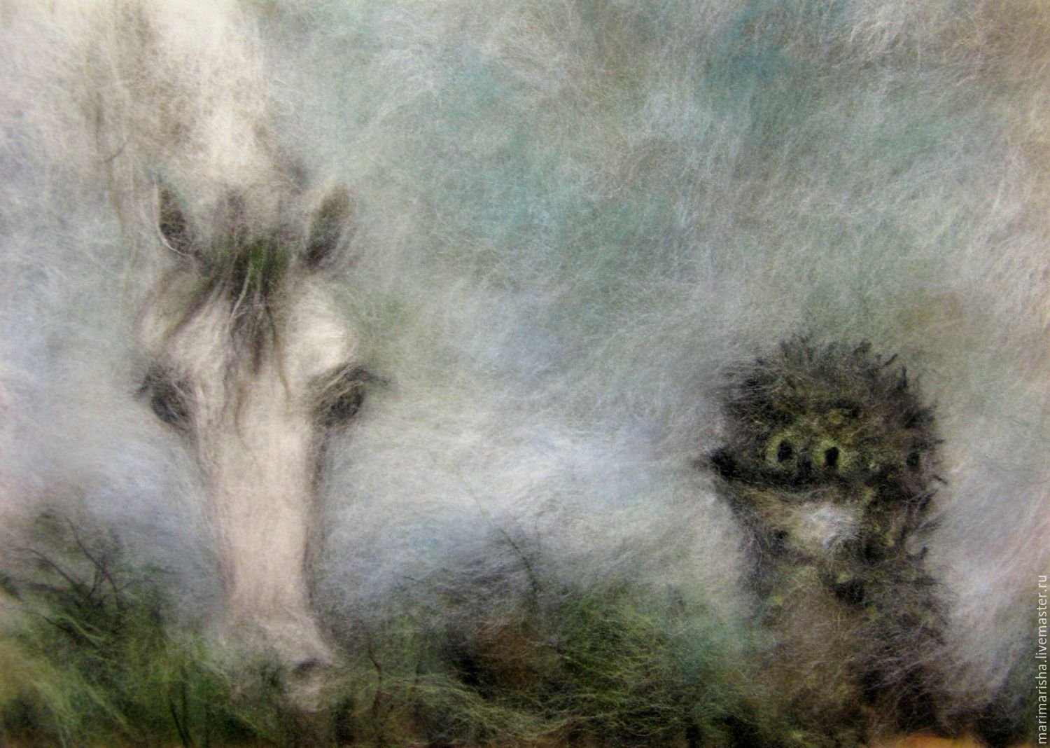 Ежик лошадь. Ежик в тумане Франческа Ярбусова. Художник Франческа Ярбусова Ежик в тумане. Ежик в тумане Норштейн Ярбусова.