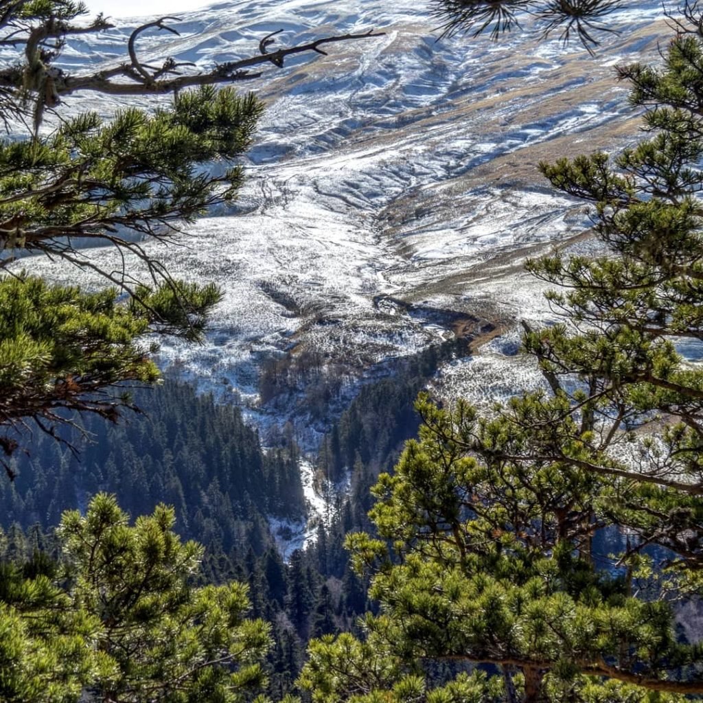 Плато Лаго Наки Адыгея осень