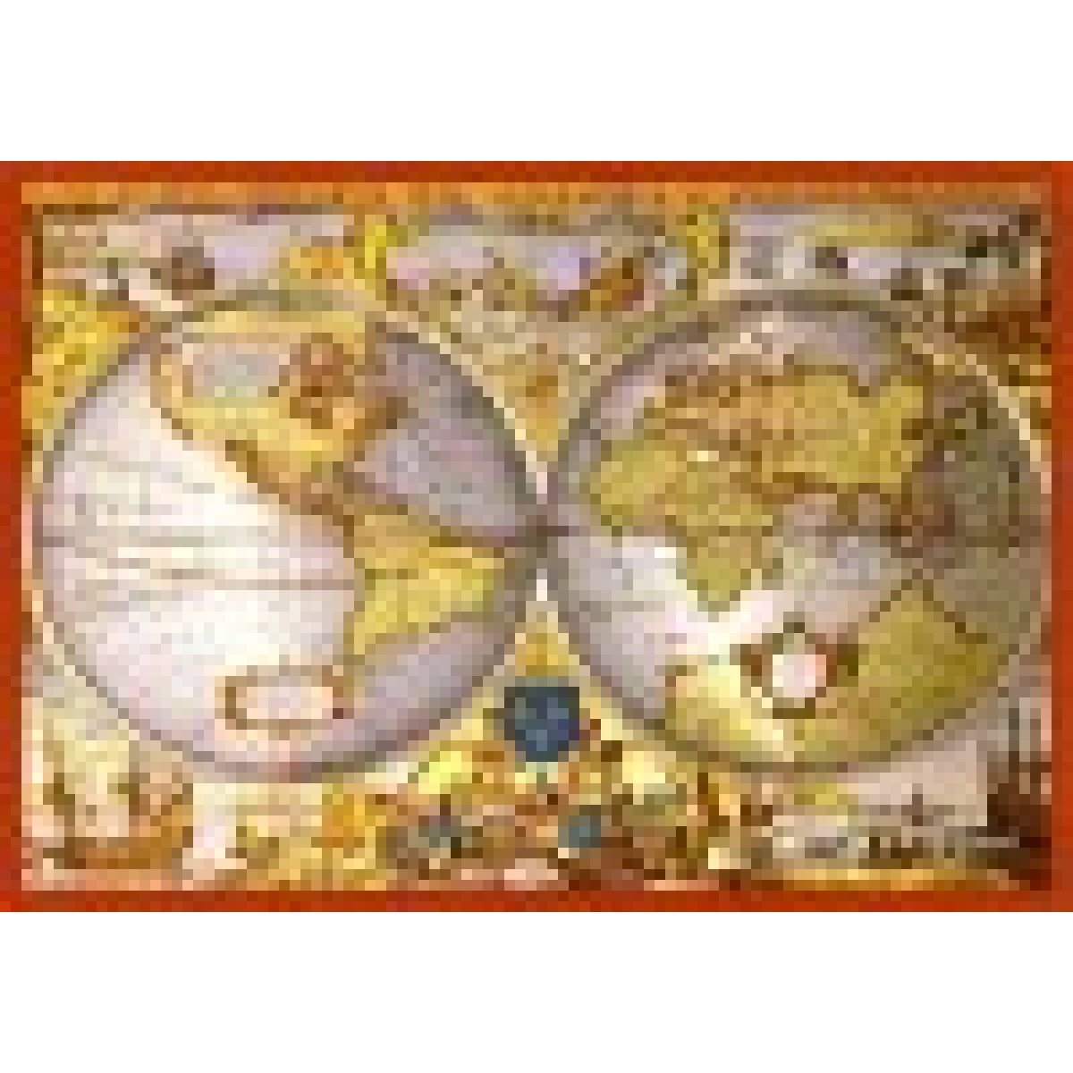 Пазлы 6000 древняя карта мира