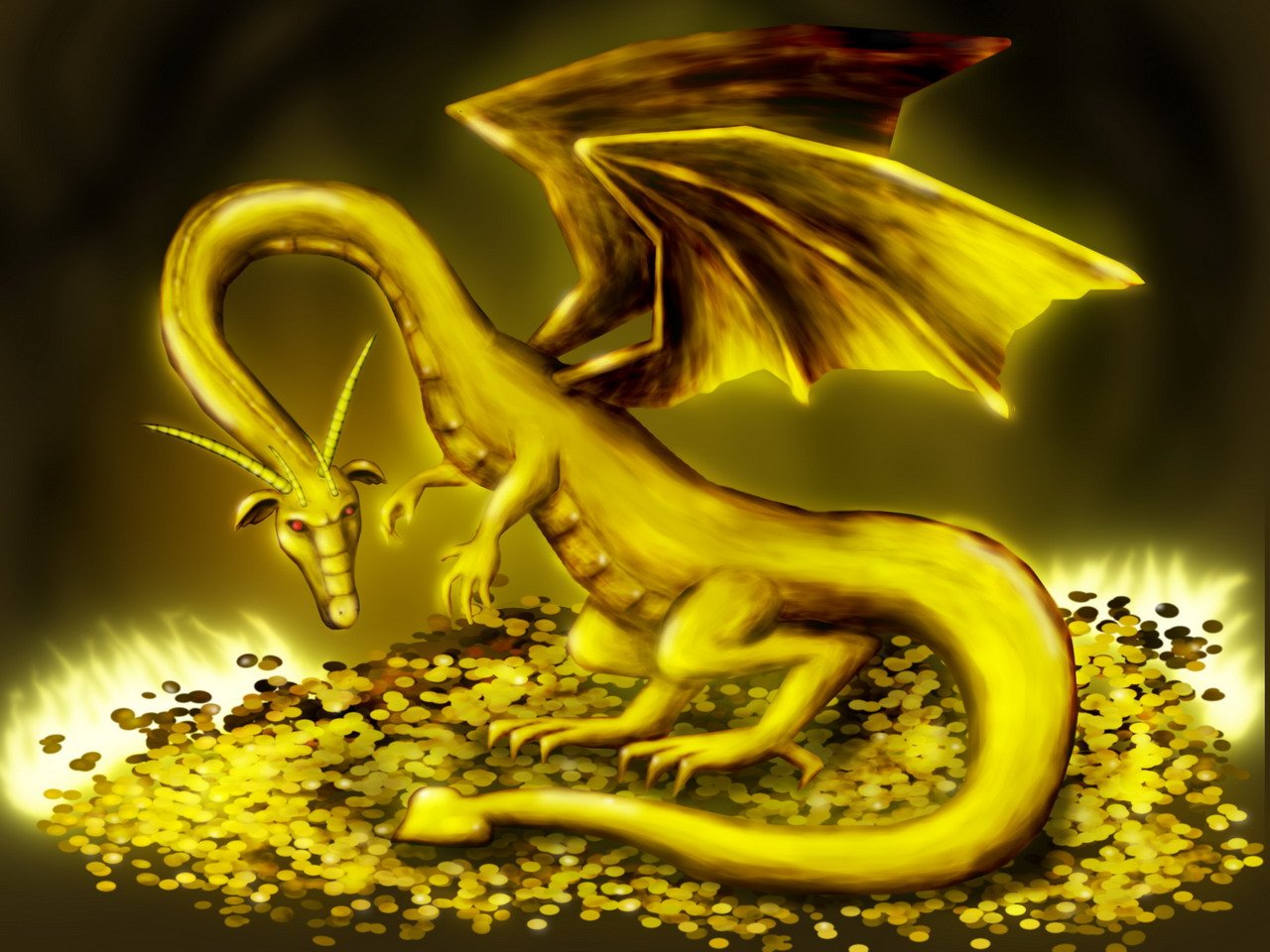 Жёлтый землянной дракон