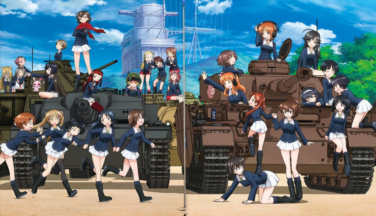 Аниме танкистки girls und Panzer