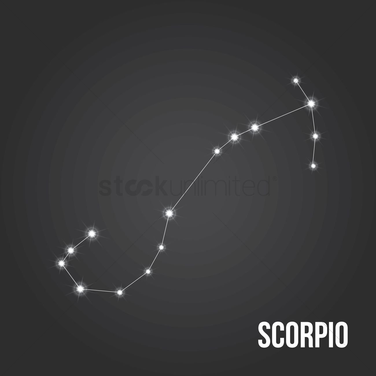 Модель созвездия Скорпион
