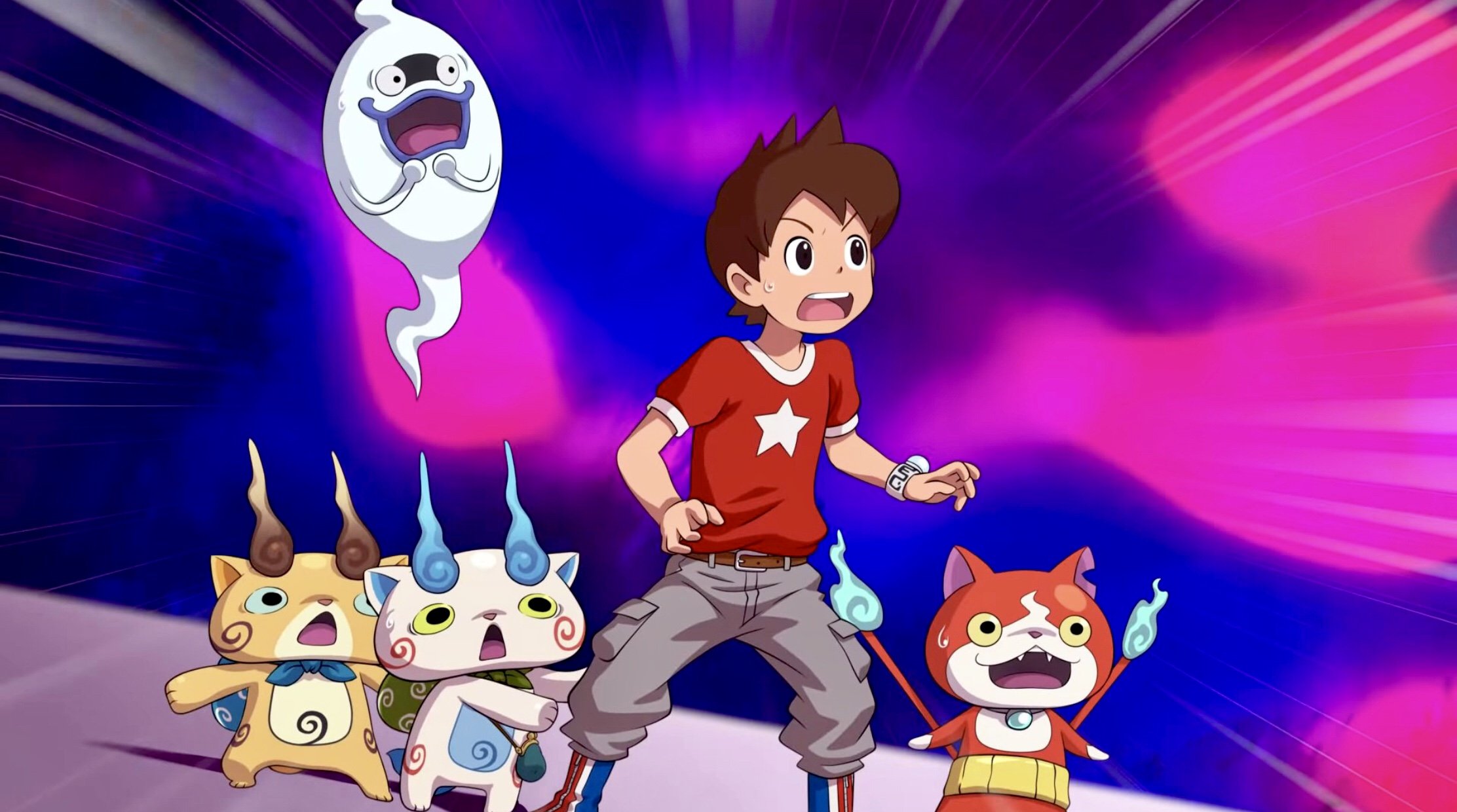 Время екай. Yokai watch игра. Yo-Kai watch 4. Йокай вотч аниме. Эдди йокай вотч.