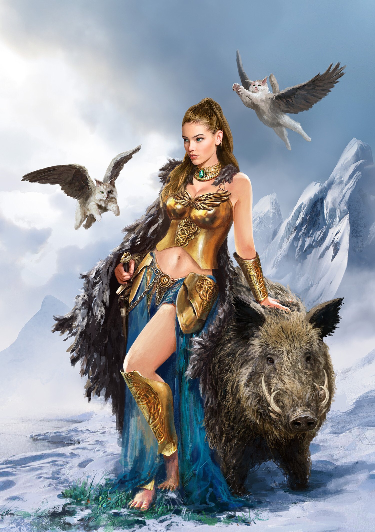 Фрейя: скандинавская богиня любви, плодородия и магии