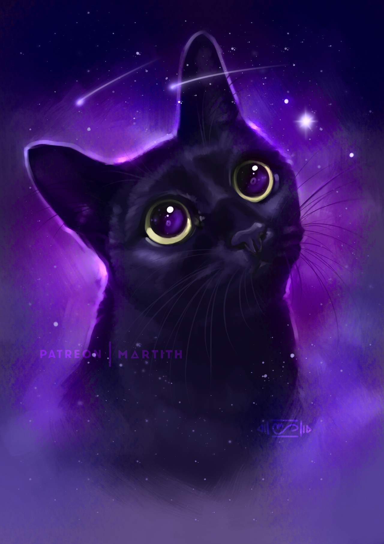 Кот нэп фиолетовый. Фиолетовая кошка. Космический кот. Кот в космосе. Фиолетовая кошка арт.