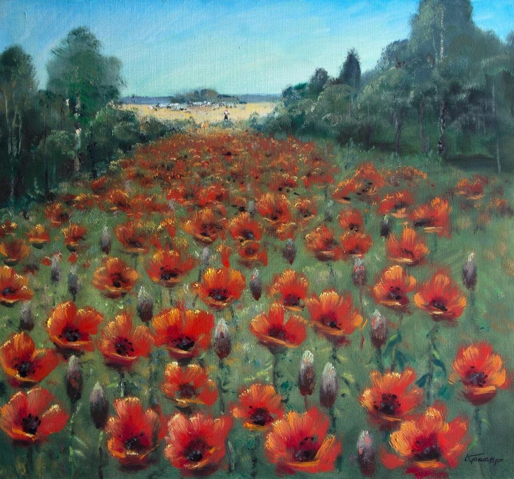 Poppy field картина