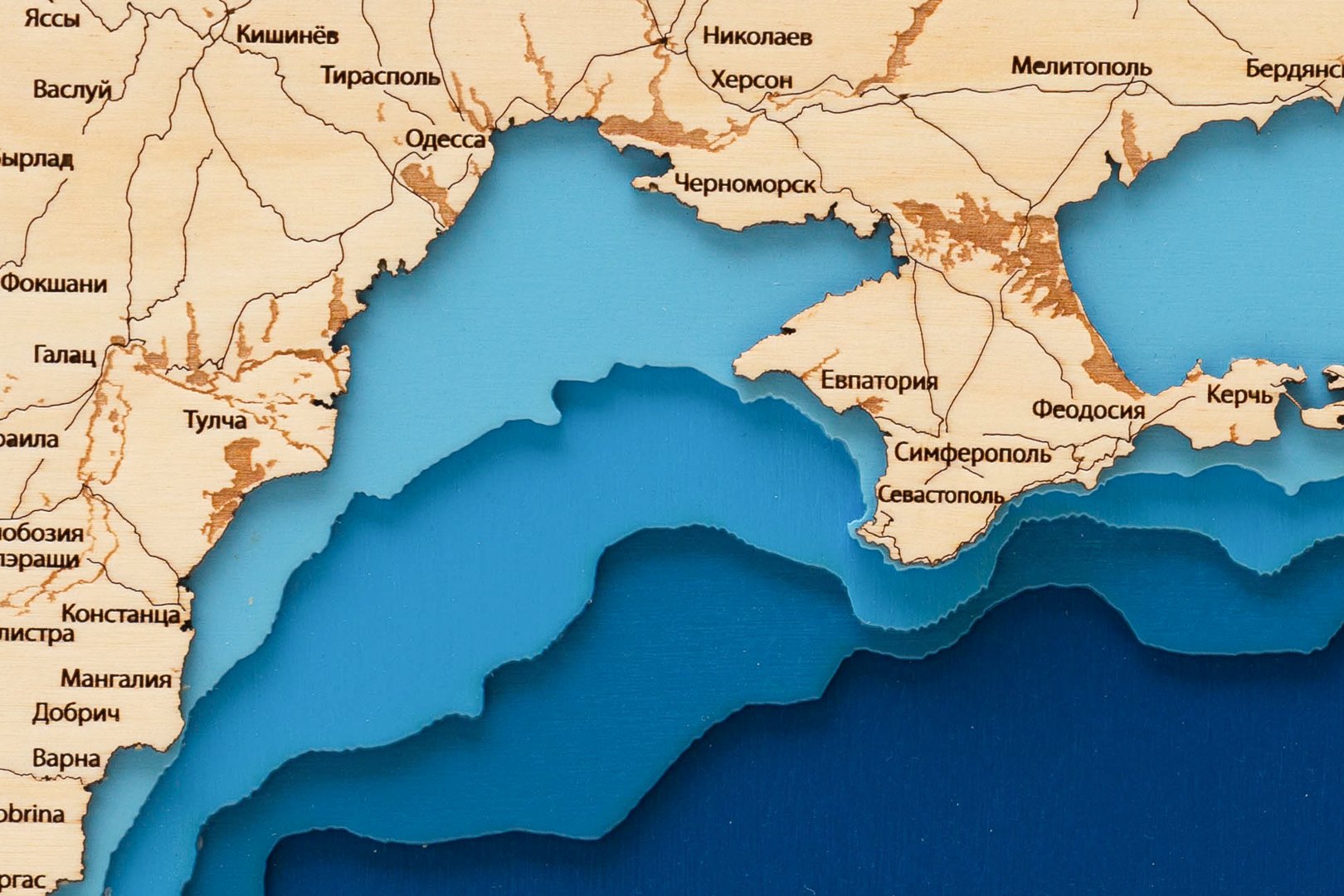 Акватория черного моря карта