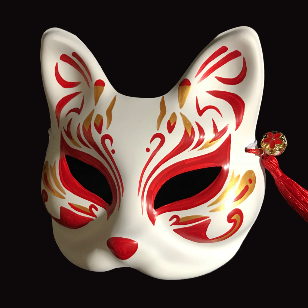 Японская маска кошки. Маска лисы Кицунэ. Японская маска Кицунэ. Японская маска лисы Кицунэ. Кицунэ Инари маска.