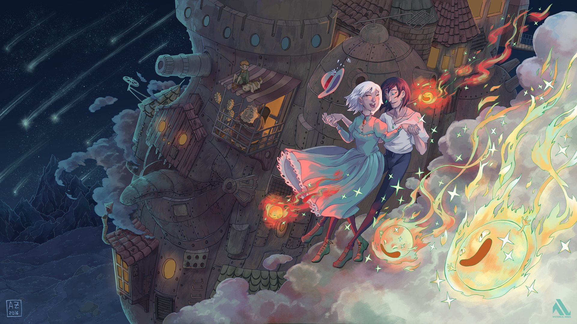 Howls moving castle. Хаяо Миядзаки арт Ходячий замок. Замок Хаула арт. Хаяо Миядзаки Ходячий замок арты. Ходячий замок арт.