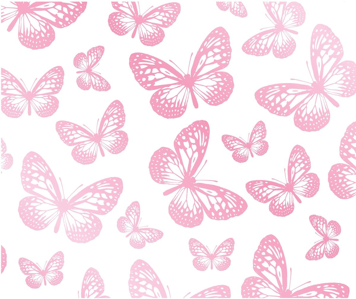 Бабочки нежно розовые картинки на белом фоне