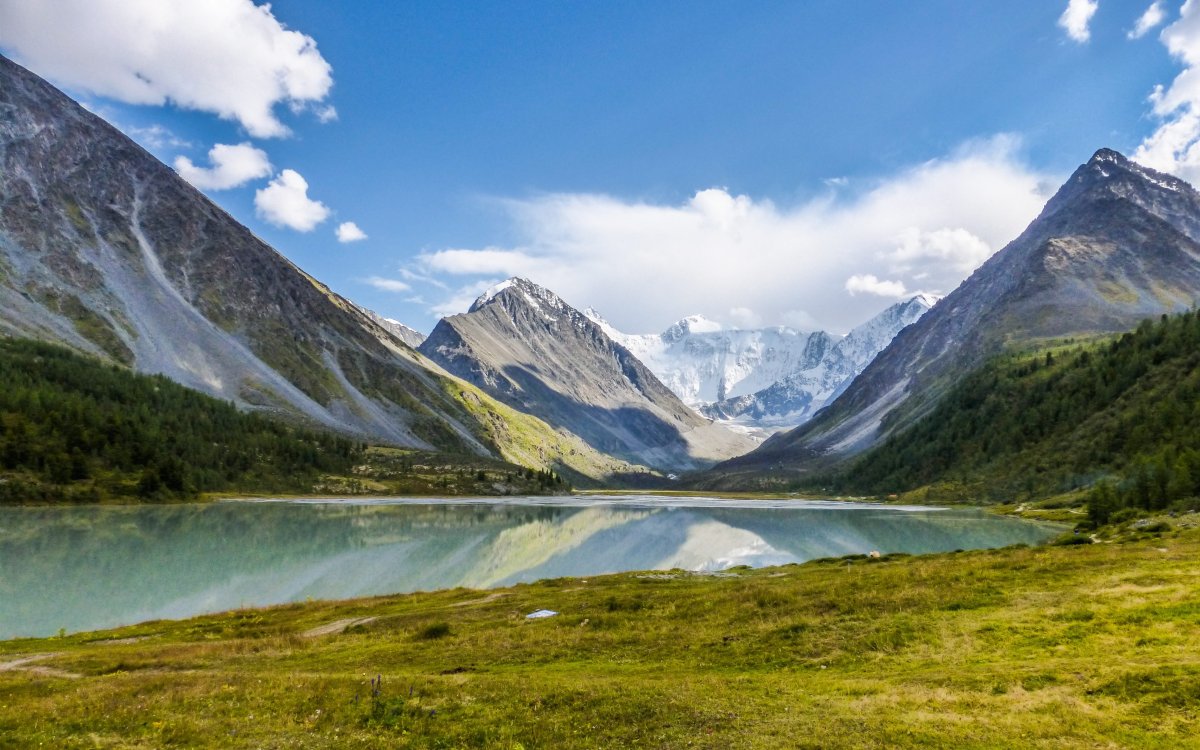 Пейзаж горный Алтай Белуха