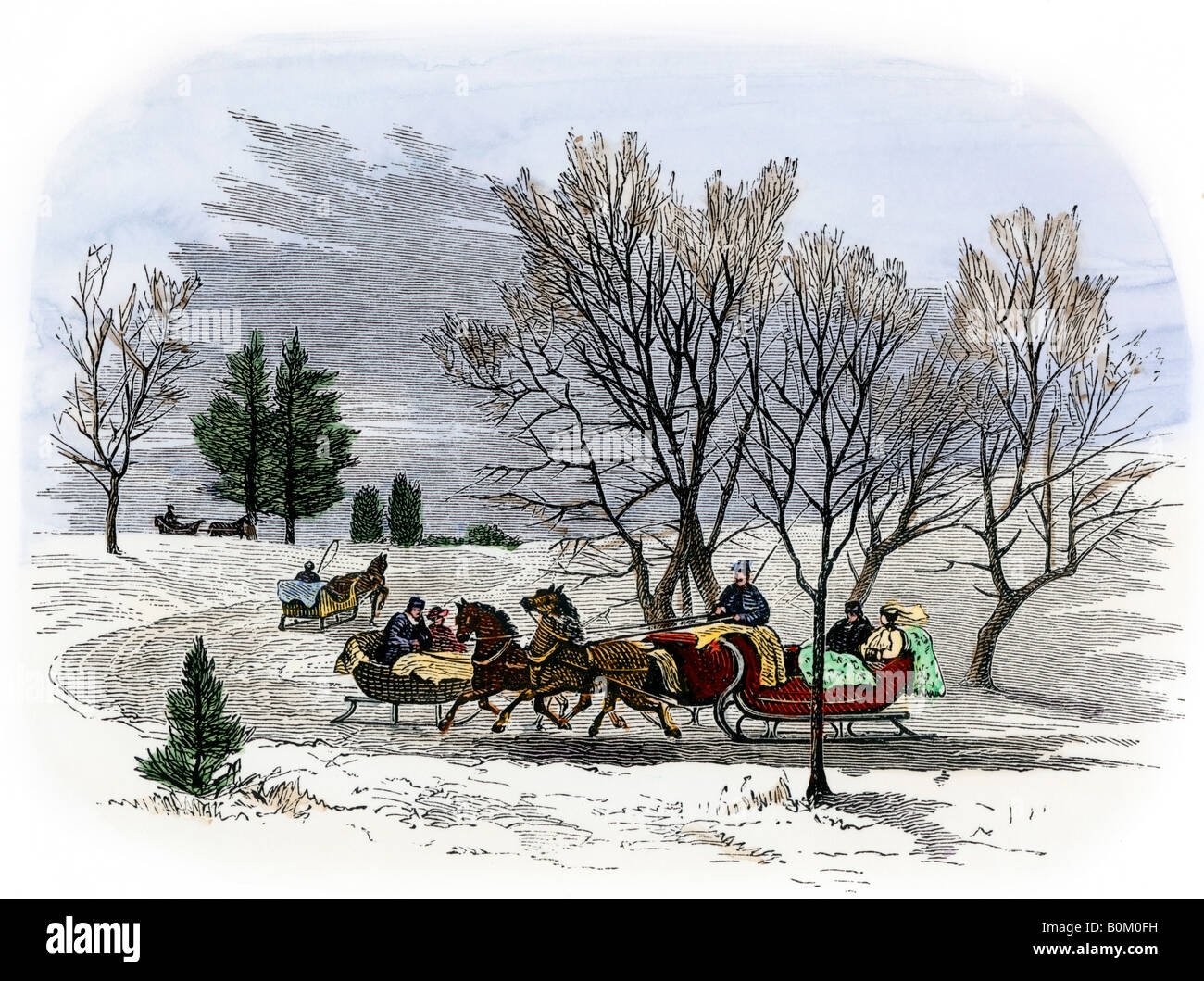 Иллюстрация к симфонии Чайковского зимние грезы