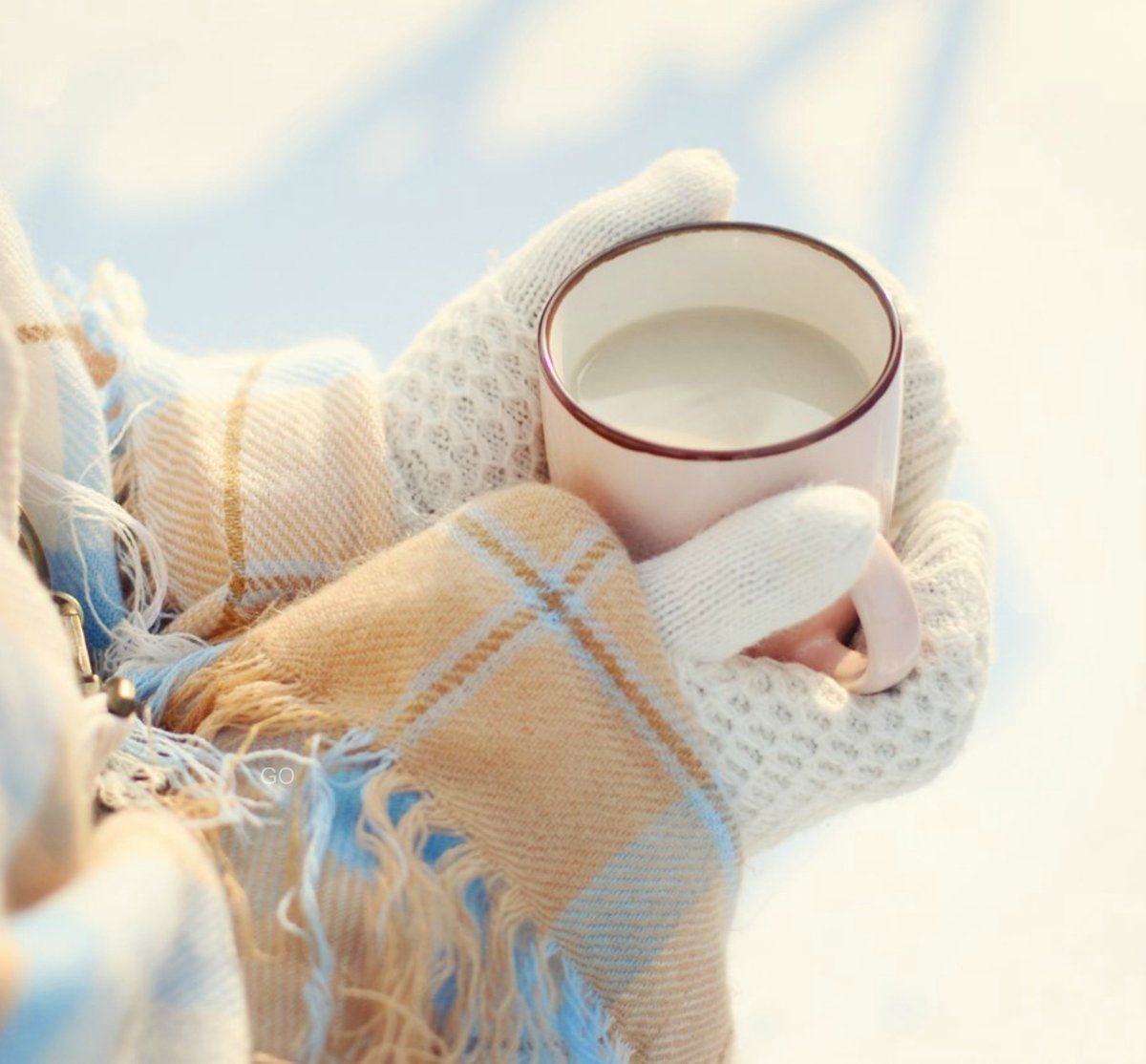 Доброе утро чай зима