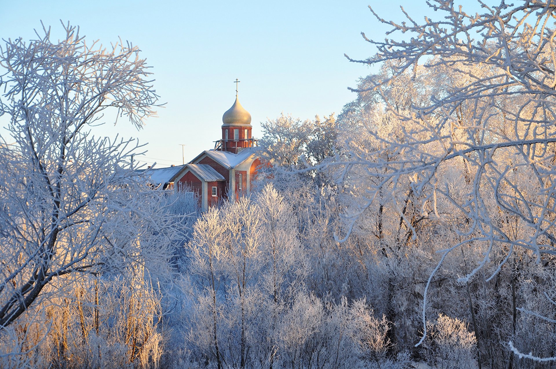 картинки церкви зимой
