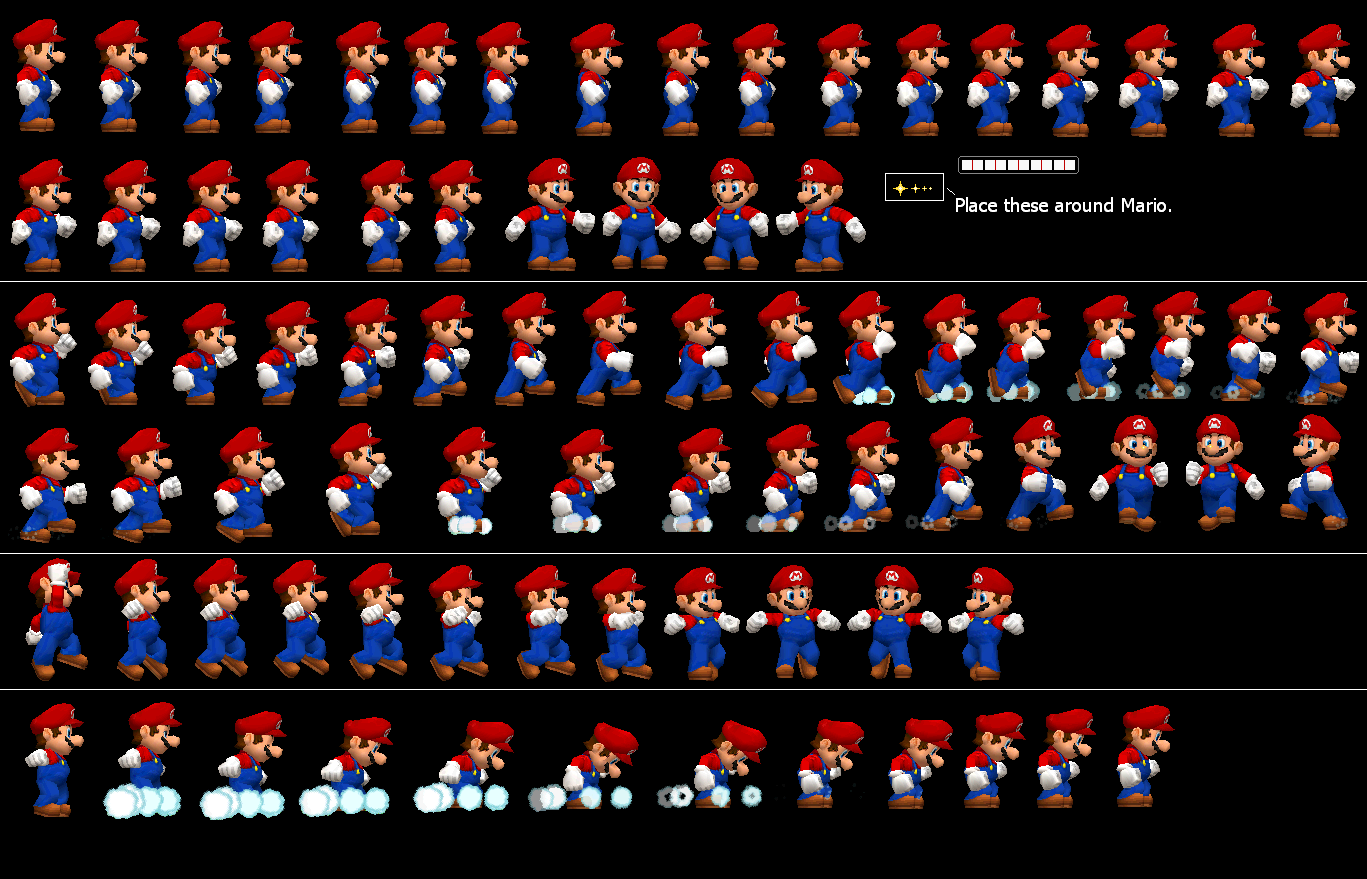 Mario bros sprites