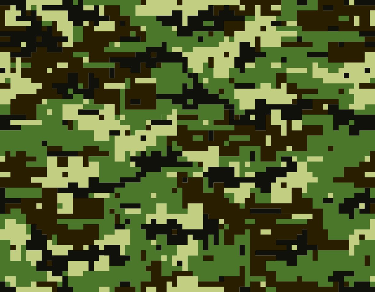 Военный камуфляж квадрат