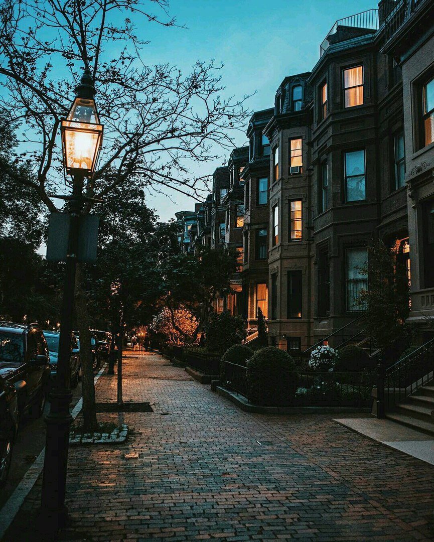 New York Бостон Сити улица