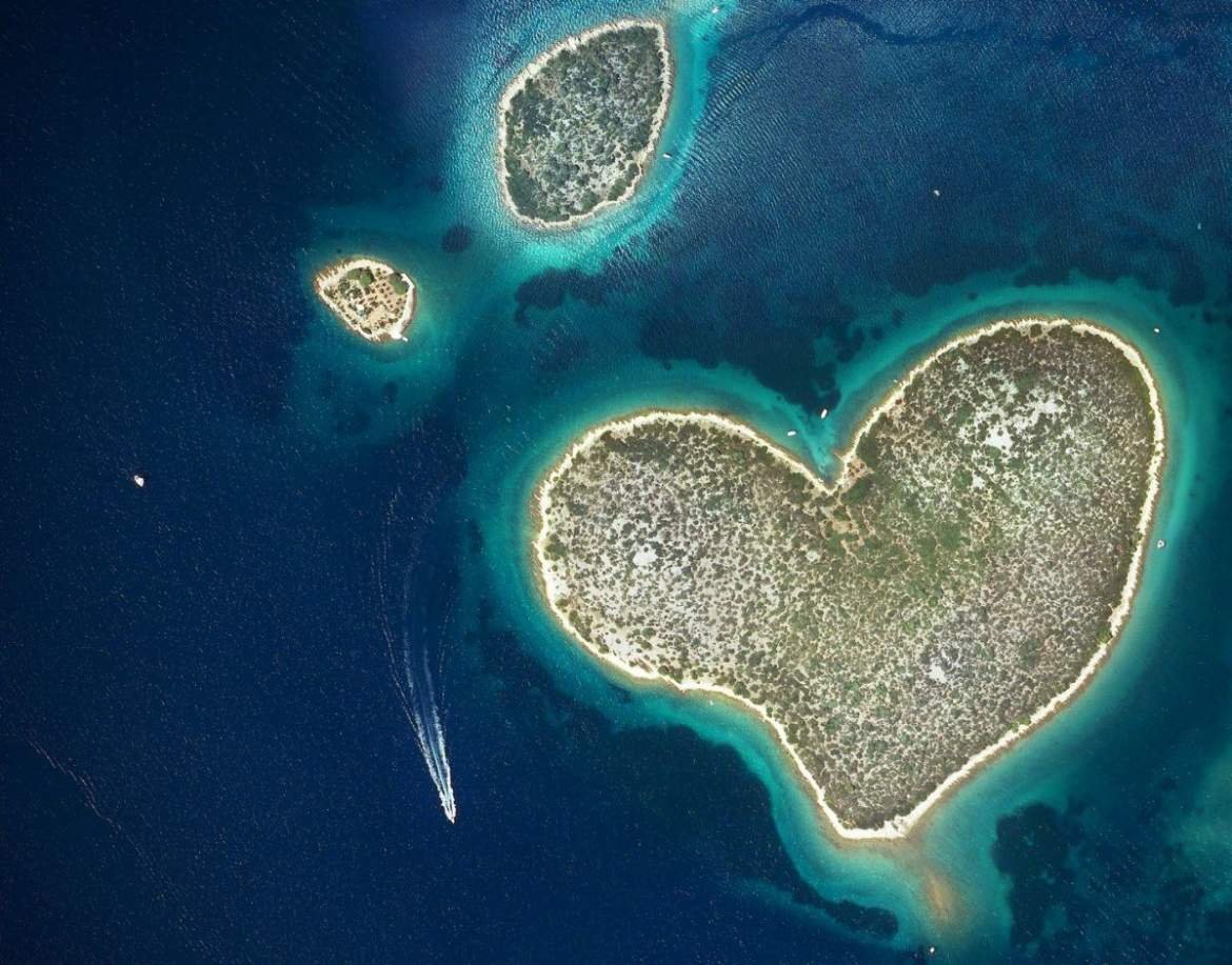 Хорватия остров сердце