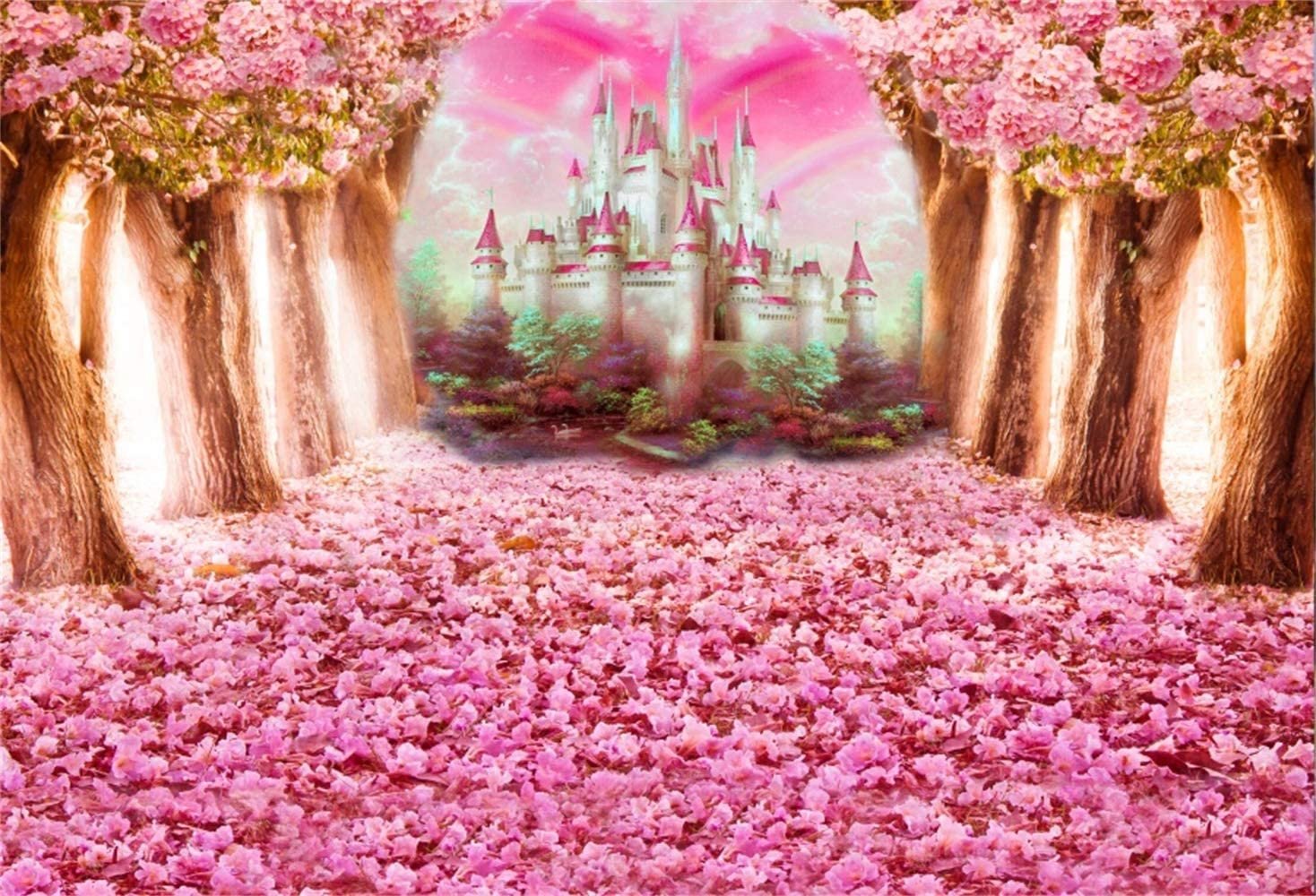 Сказочный лес розовый