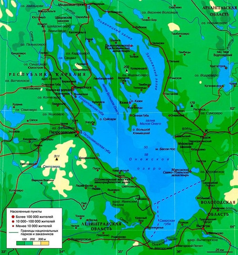 Расположение озер. Онежское озеро на карте Карелии. Карта Карелии с озером Онего. Остров Кижи на карте Онежского озера. Онежское озеро Петрозаводск карта.