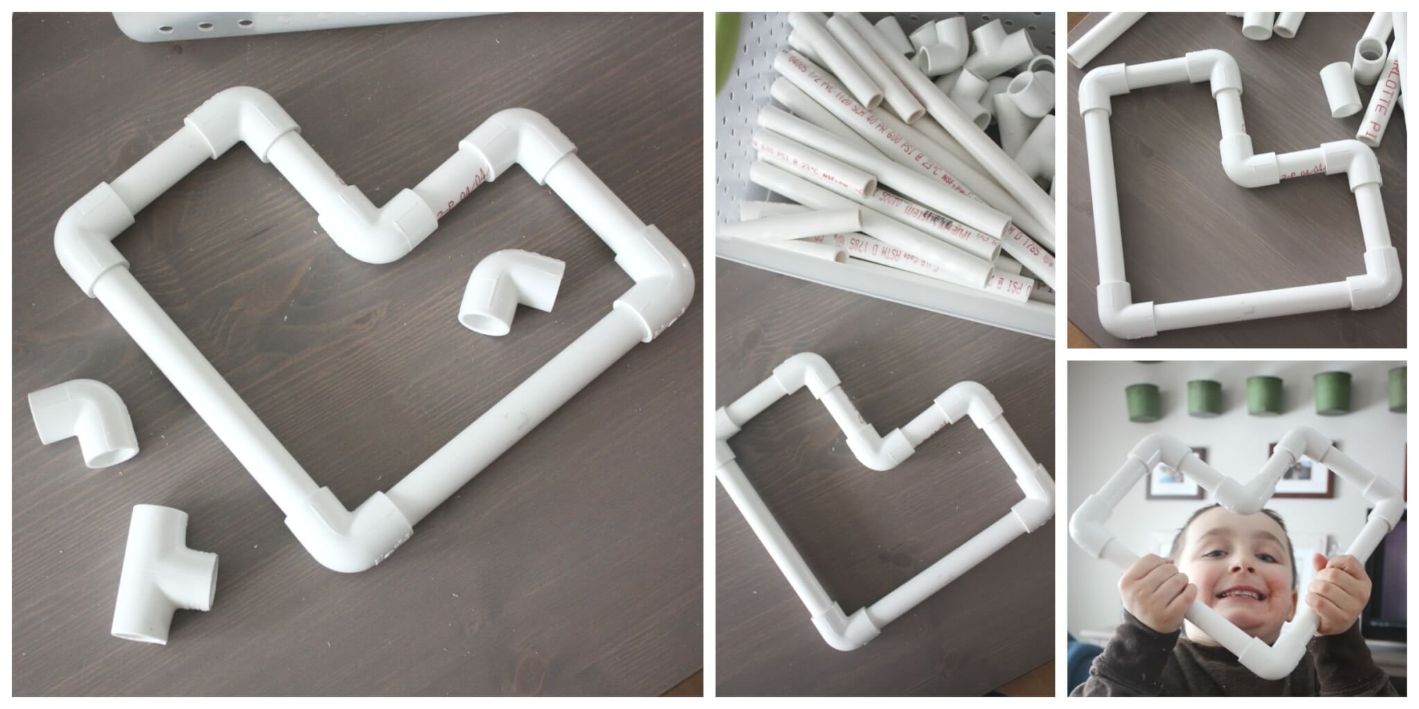 Буквы из пластиковых труб