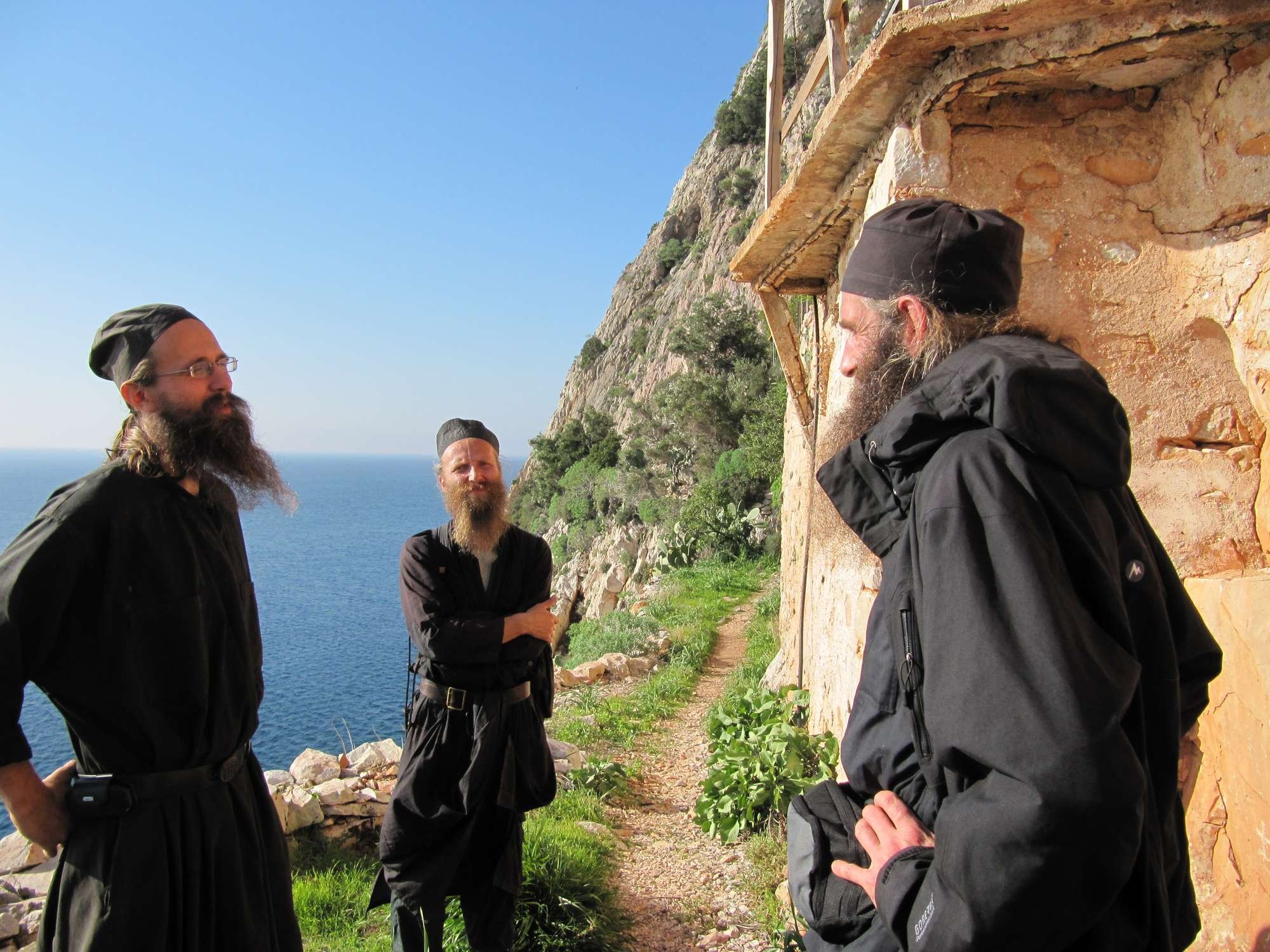 монахи горы афон