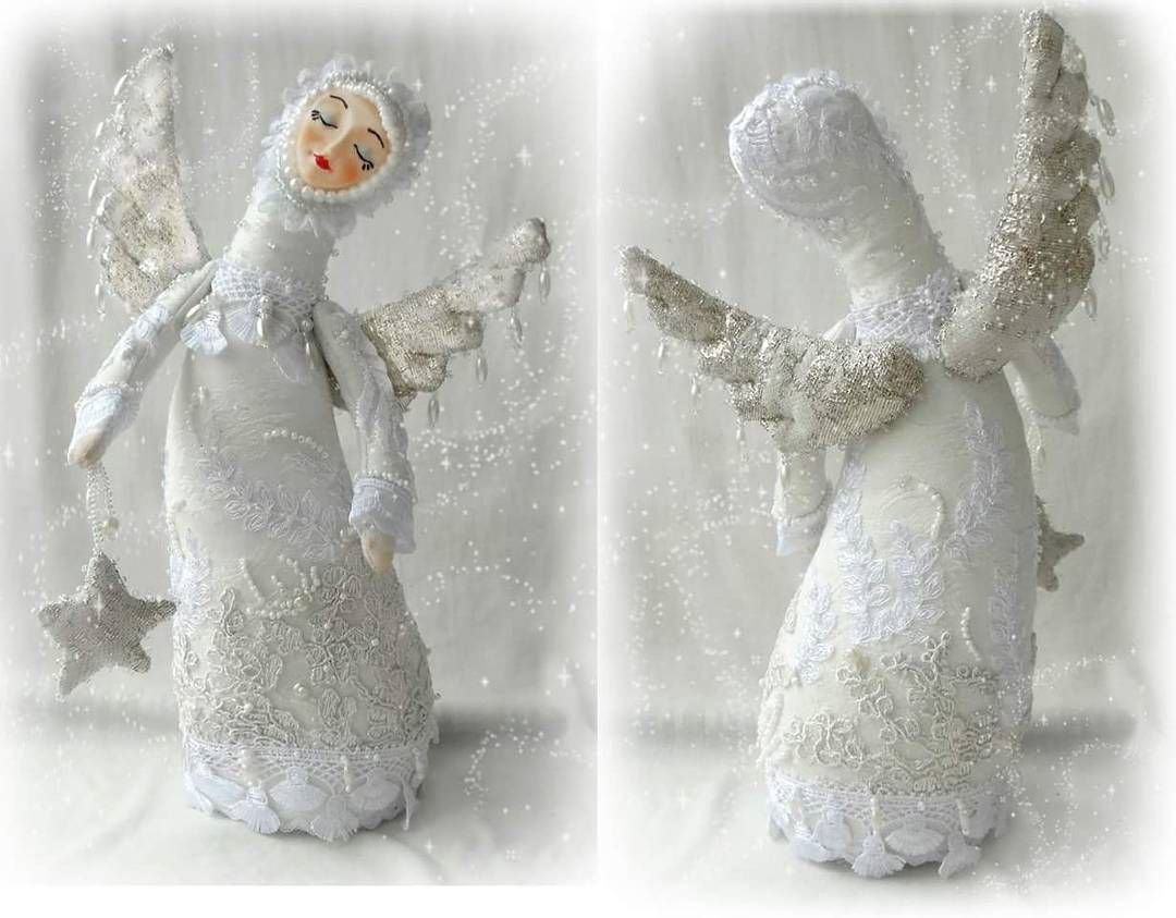 Ангел новогодний своими руками поделка