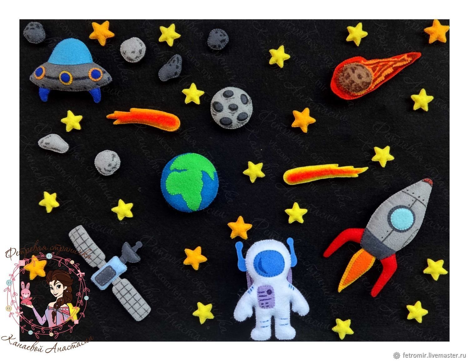 День космонавтики пластилином