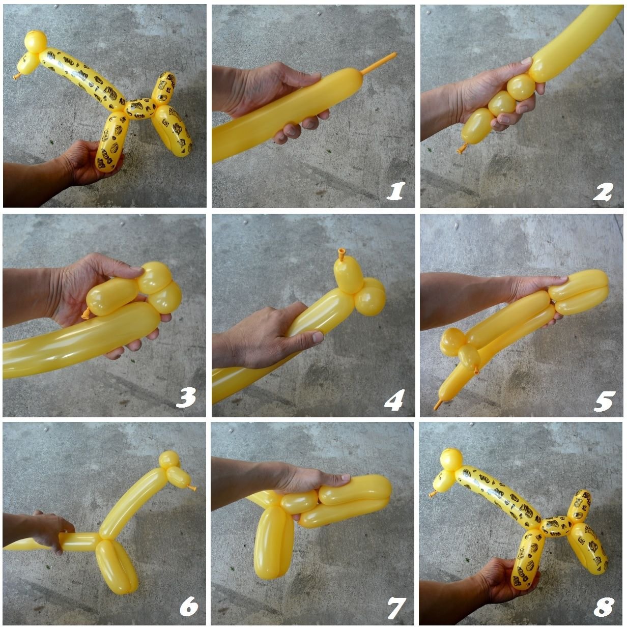 Как сделать фигуру из воздушных шаров своими руками пошаговая инструкция