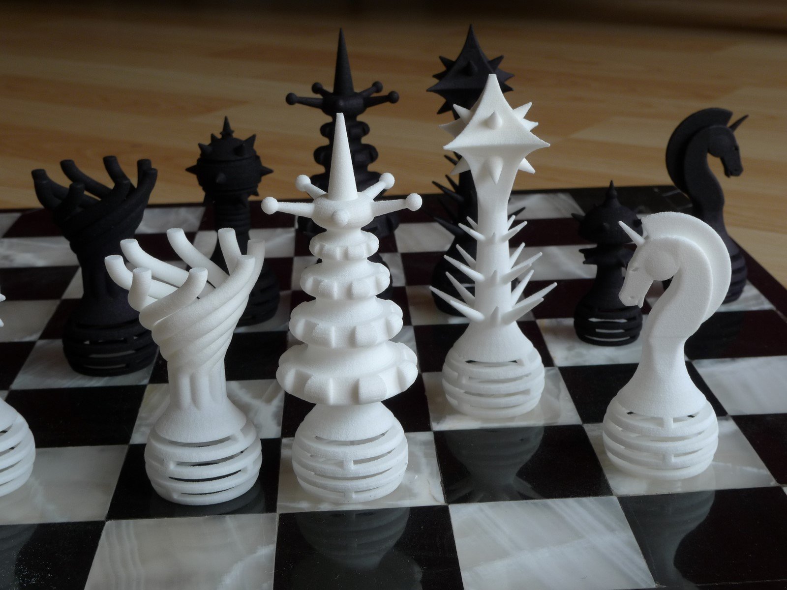 Шахматные фигуры — миниатюрные цветочные горшки