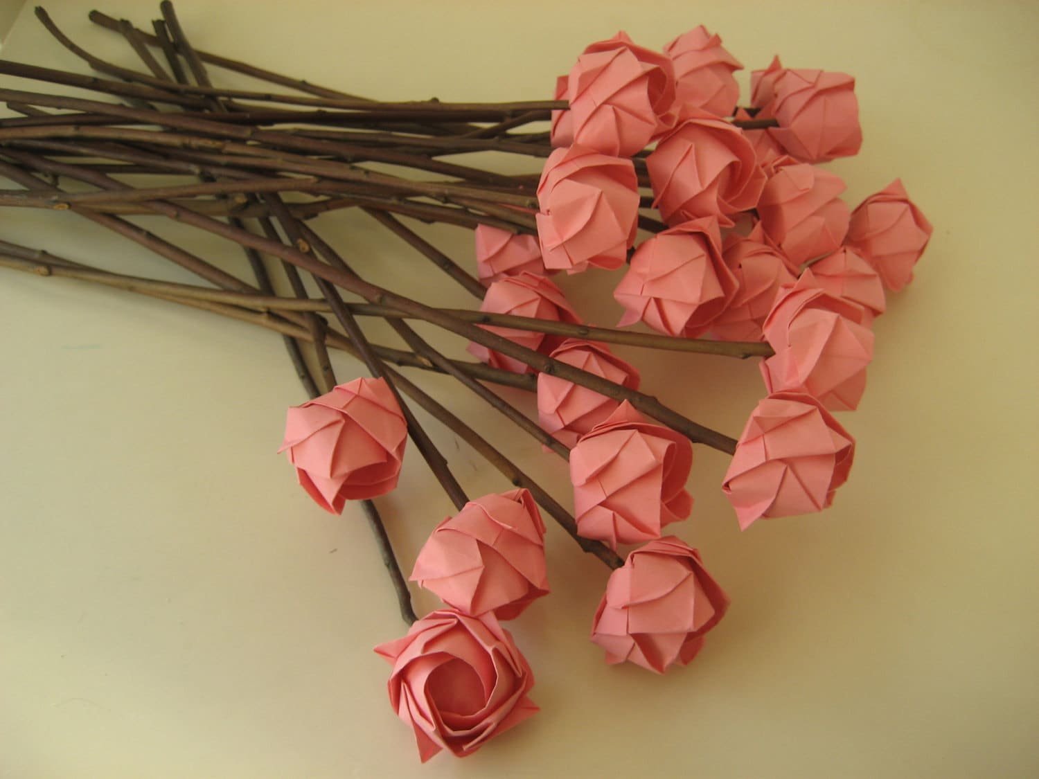 Букет без бумаги. Оригами. Цветы бумажные. Цветы из бумаги.