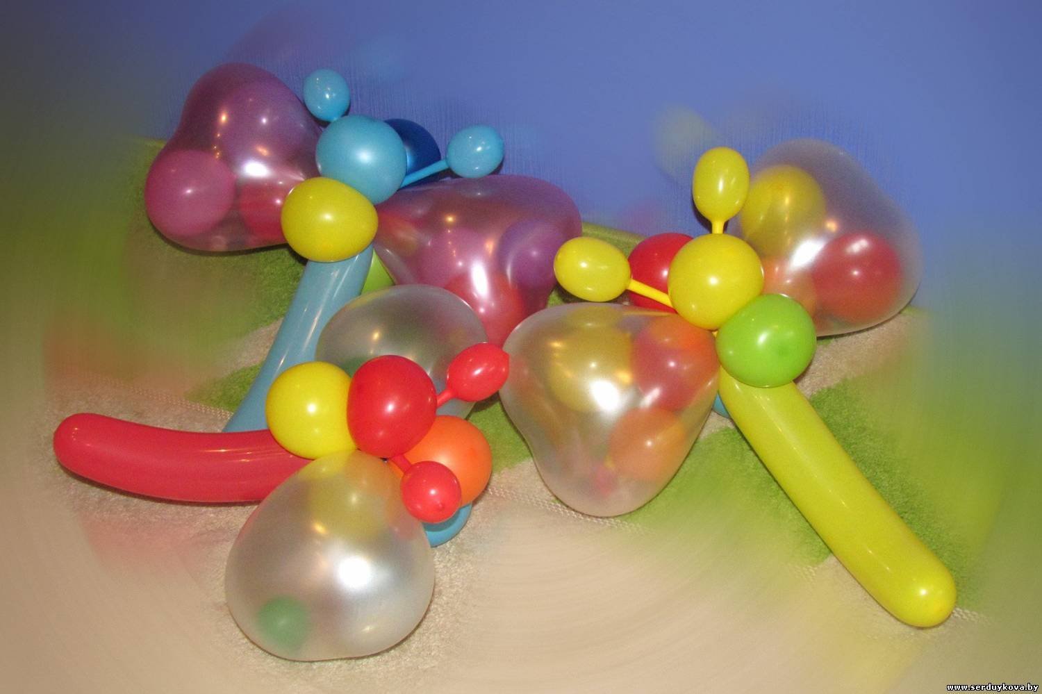 Моделирование из шаров. Фигуры из шаров. Поделки из воздушных шаров. Игрушки из шариков. Шарики ШДМ.
