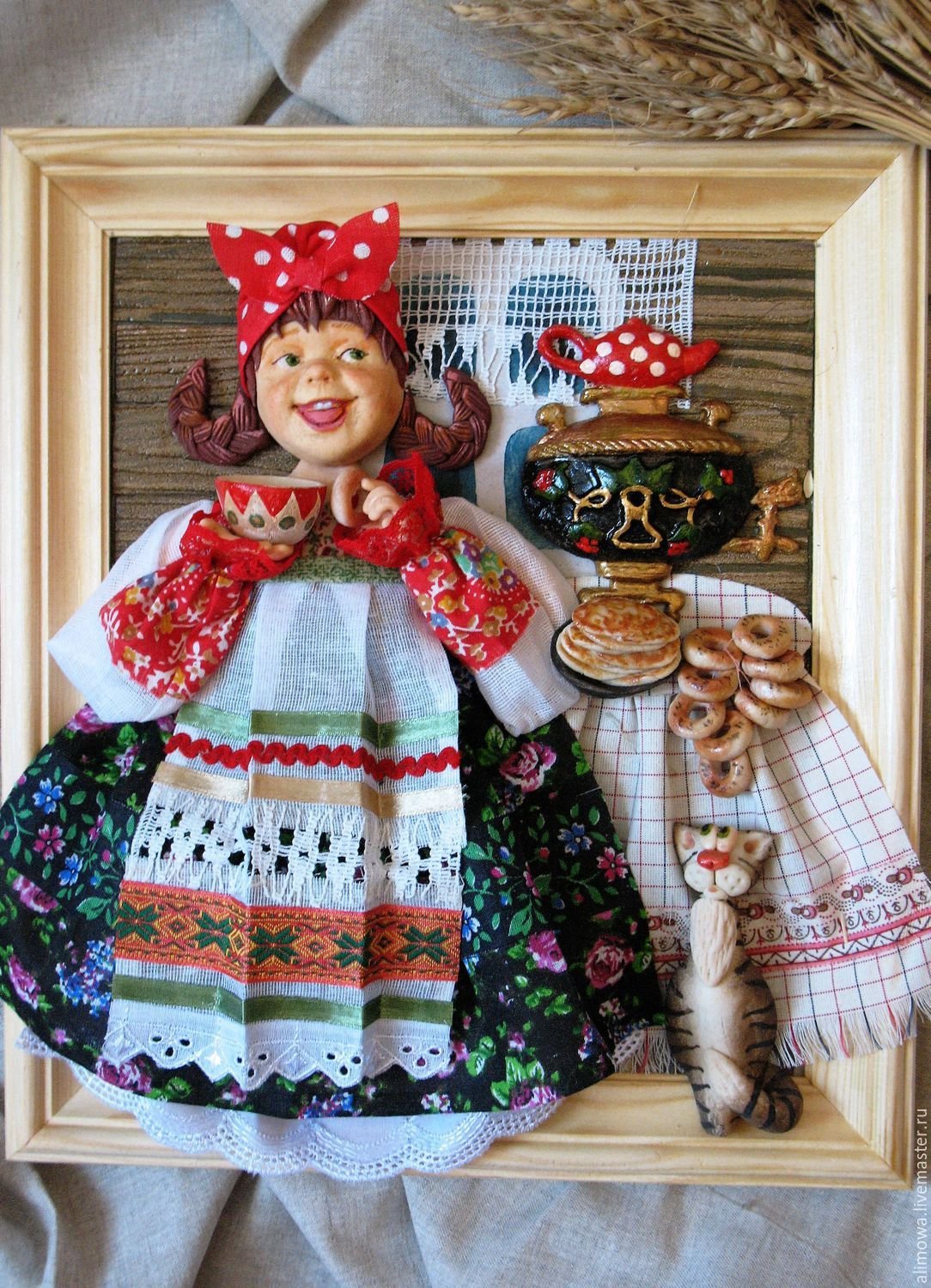 Славянские куклы из соломы