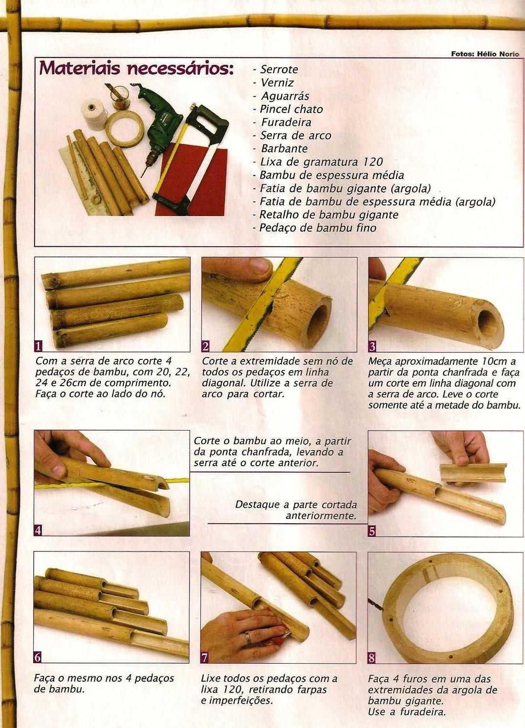 Как резать бамбук для поделок
