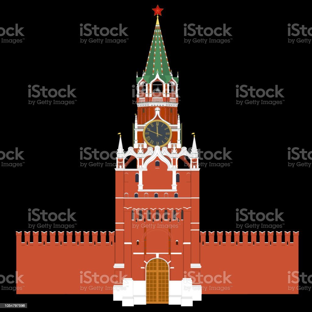 Спасская башня Московский Кремль схема
