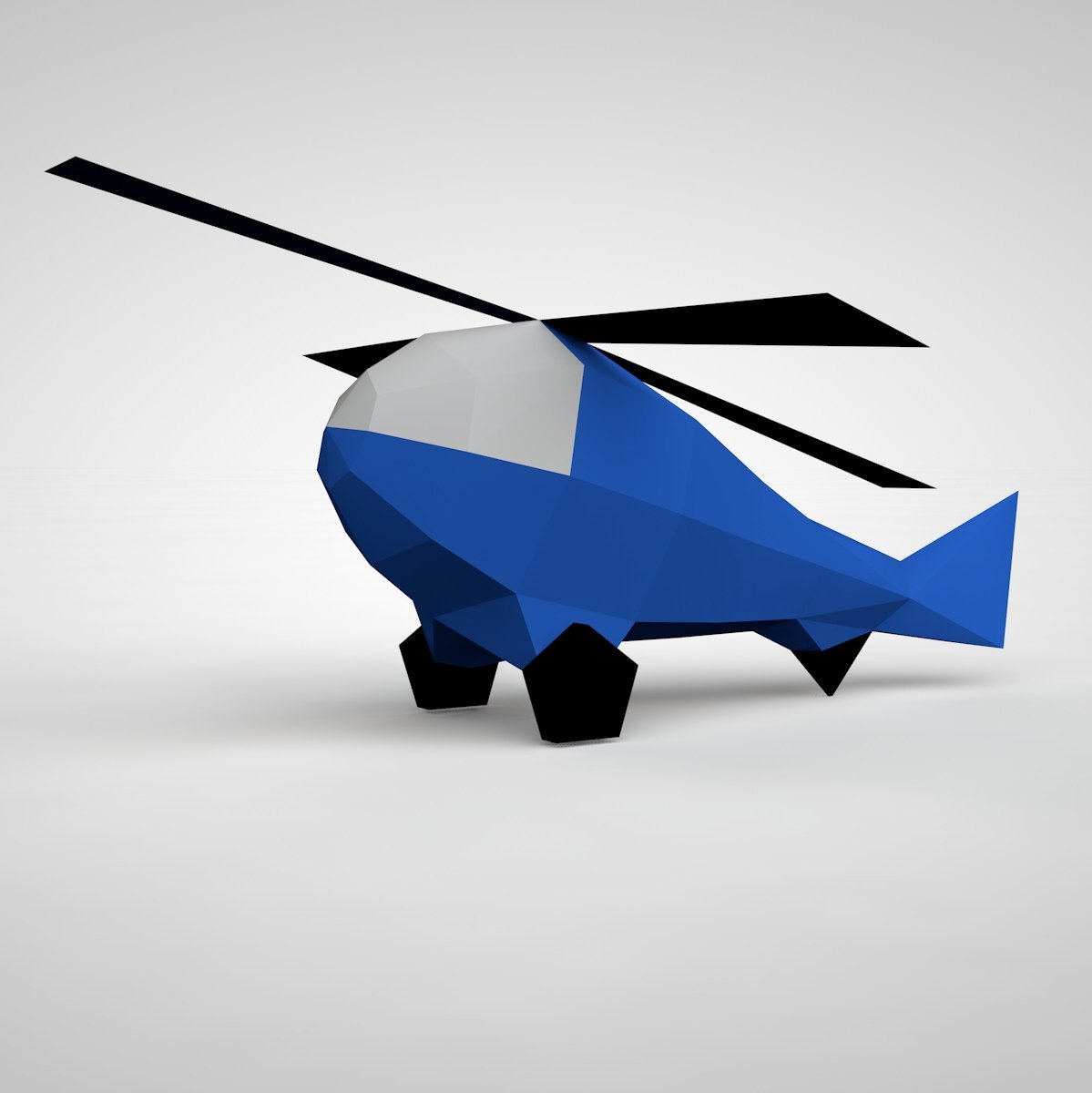 Papercraft вертолет