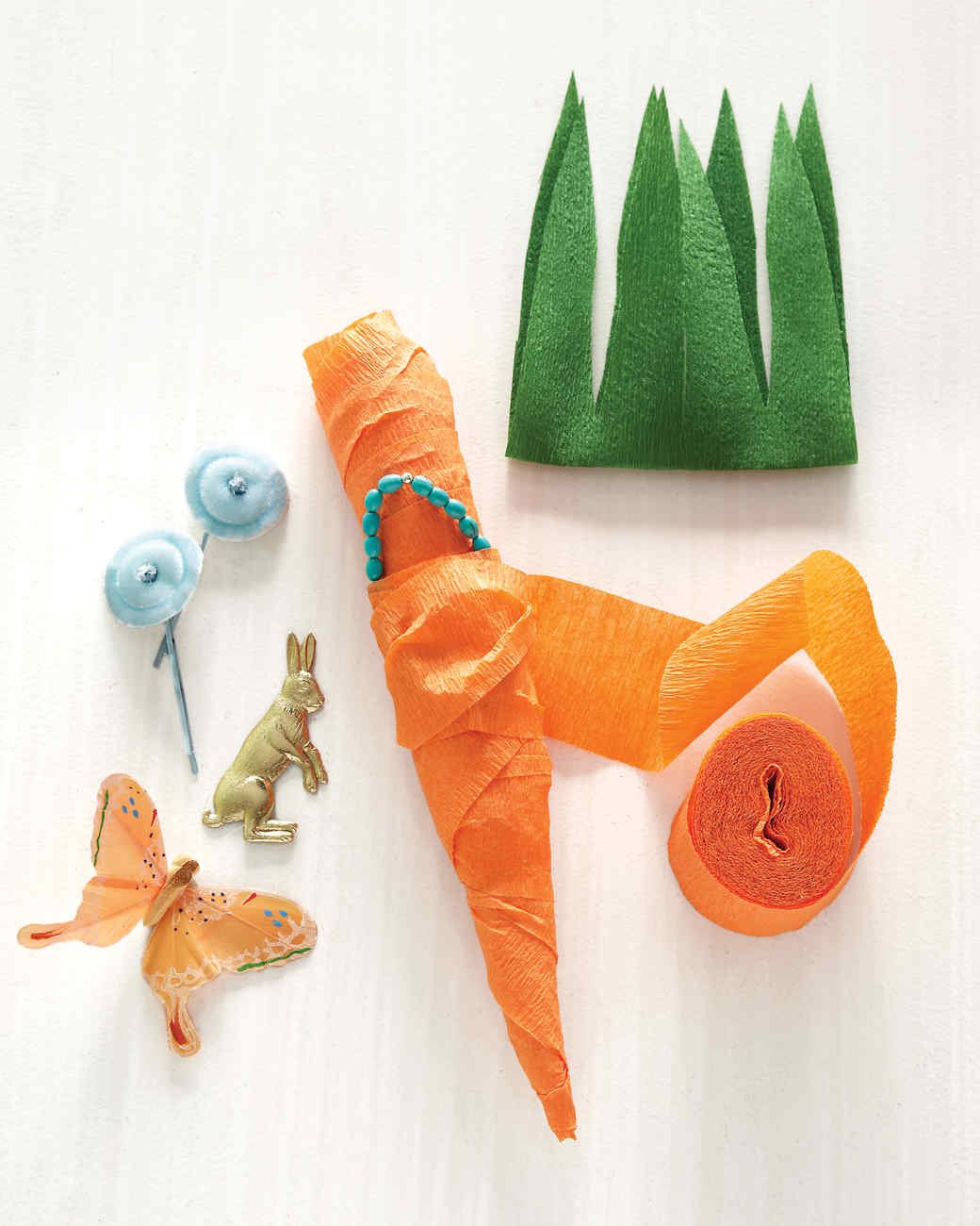 Поделка морковка из бумаги